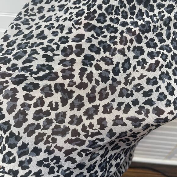 VTG Jones of New York Fully Lined Pull On Maxi Length Animal Print Skirt - Picture 4 of 10